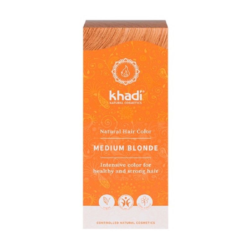 Henna rubio medio 100% puro y natural khadi