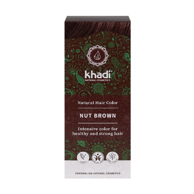 Henna castaño avellana 100% puro y natural khadi