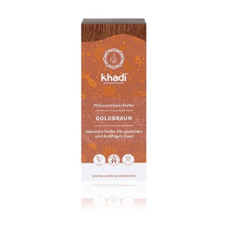 Henna castaño dorado 100% puro y natural khadi