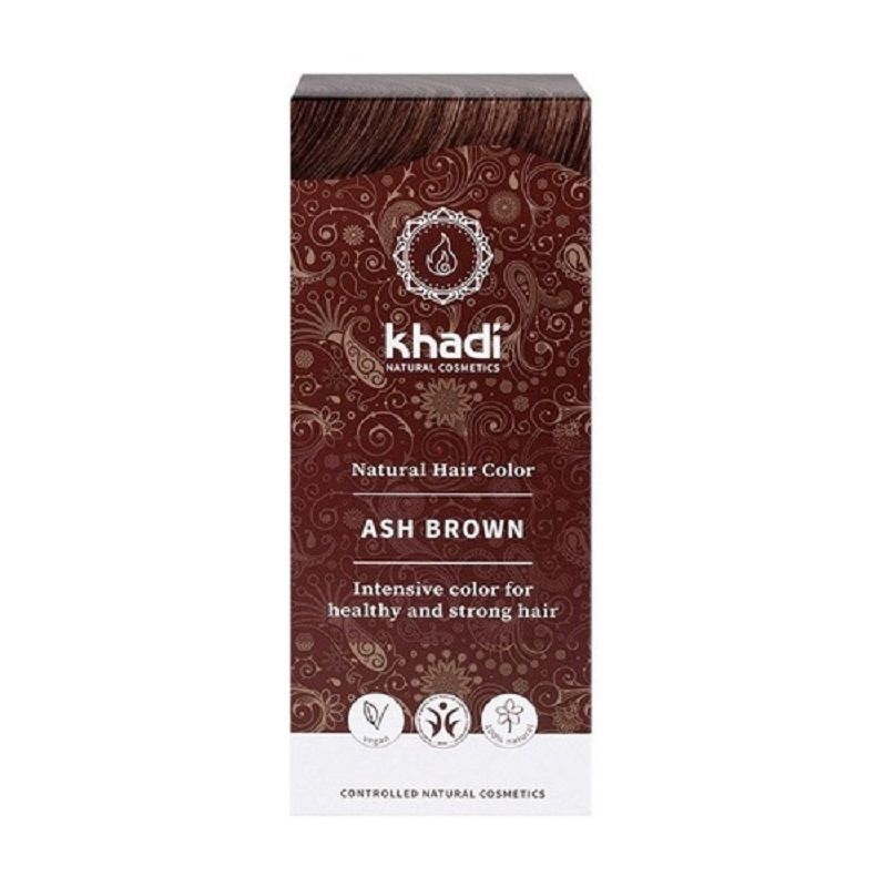 Henna castaño ceniza 100% puro y natural khadi